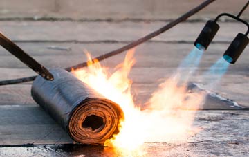 Knock asphalt flat roofing repairs