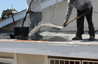 Knock flat roofing repair